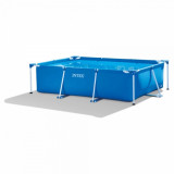 Piscina dreptunghiulara Intex, 220x150x60 cm, 1662 L, PVC, albastru