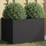Cumpara ieftin Jardinieră, negru, 62x47x46 cm, oțel