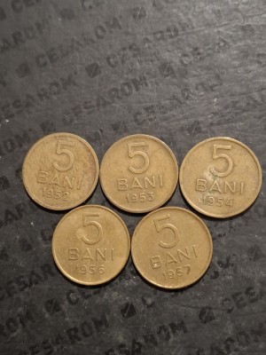 Lot monede 5 bani foto