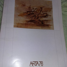 Revista veche de colectie,ARTA76,pictura,sculptura,grafica.,Transport GRATUIT