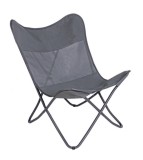 Fotoliu cu cadru din fier negru si sezut din textil Gabicce 78 cm x 81 cm x 89 h x 38 h1