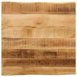 VidaXL Blat de masă contur natural 60x60x2,5 cm lemn masiv mango brut