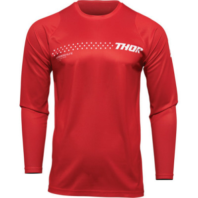 Tricou atv/cross copii Thor Sector Minimal, culoare rosu, marime XL Cod Produs: MX_NEW 29122020PE foto