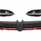 Faruri LED cu Semnal Dinamic cu Grila VW Golf 7 VII (2013-2017) R Design Rosu Performance AutoTuning