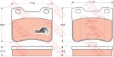 Set placute frana,frana disc CITROEN SAXO (S0, S1) (1996 - 2004) TRW GDB1279