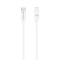 Cablu Date/ Incarcare usb Type-C la iPhone lightning, Detech, 1m, alb, tata