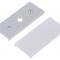 Conector Aluminiu Policarbonat LINEA20 180&deg; Natural