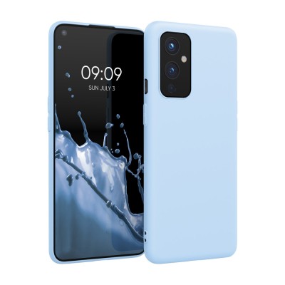 Husa pentru OnePlus 9, Silicon, Albastru, 55726.58 foto