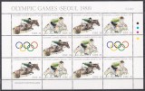 Irlanda 1988 - Jocurile Olimpice - Seul, MC 5 serii + 2 viniete, MNH