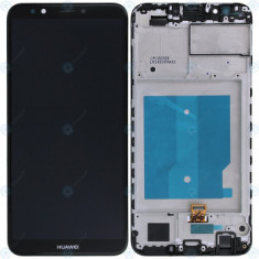 Huawei Y7 Prime 2018 Capac frontal modul display + LCD + digitizer negru
