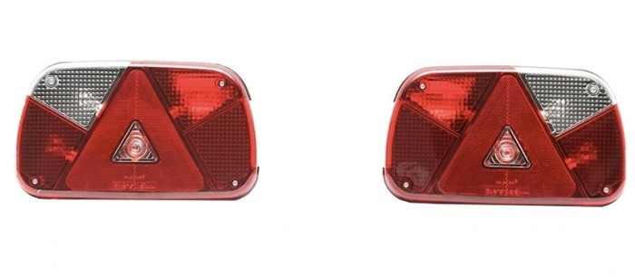 Set lampi spate camion/remorca stanga/dreapta cu bec 12V