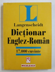 DICTIONAR ENGLEZ - ROMAN 17000 CUVINTE - LANGENSCHEIDT , 2000 foto
