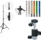Kit lumina continua Lampa Yongnuo YN360 II + suport orientabil pentru stativ+ stativ