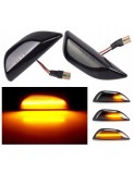 Set 2 Semnalizari Aripa LED dinamice cu sticla fumurie dedicate pentru pentru Opel Mokka, Mokka X