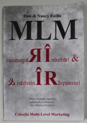 INTREBARI SI RASPUNSURI DESPRE MLM de DON si NANCY FAILLA , 1994 foto