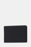 HUGO portofel de piele culoarea negru, 50552783
