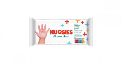 Huggies All Over Clean nedves T&amp;ouml;rlőkendő 56db foto