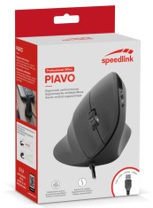 Mouse Speedlink Piavo Ergonomic Vertical Corded Wired Usb PC