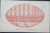 Carte postala din perioada interbelica, Laboratoires L-G Toraude, Paris