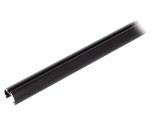 Profil LED Aluminiu Negru 2m OLEK