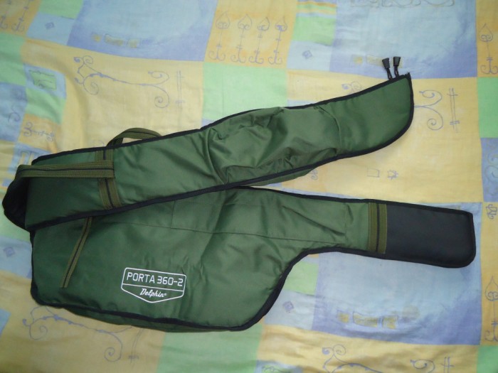 Husa Delphin Porta Pocket 360-2, 2 Lansete + 2 Mulinete, 195cm! NOUA!