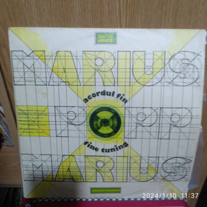 -Y- MARIUS POPP- ACORDUL FIN ( STARE EX+ ) DISC VINIL LP