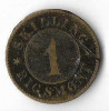 Moneda 1 skilling 1856 - Danemarca, Europa, Bronz