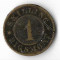 Moneda 1 skilling 1856 - Danemarca