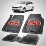Cumpara ieftin Covorase Skoda Fabia III Compatibile Combi Facelift 2018-2021 | Red