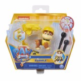 Patrula Catelusilor Figurina Rubble Spin Master Jucarie Misiuni Salvare Peste 3 Ani