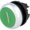 Comutator 22mm Verde cu Buton Fix 2 Pozitii