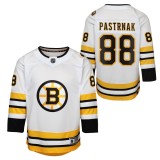 Boston Bruins tricou de hochei pentru copii David Pastrnak Premier White - L/XL