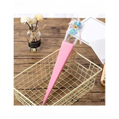 Cutiuta roz cu luminite si trandafir pentru Valentines Day si 8 Martie