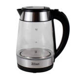 Fierbator electric sticla Zilan cu iluminare LED, 1.7l, 2200W / ZLN 3963