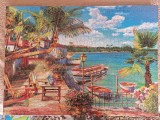 Puzzle Trefl 1000 piese plajă tropicală ideal tablou sau decor, TREFL 100P