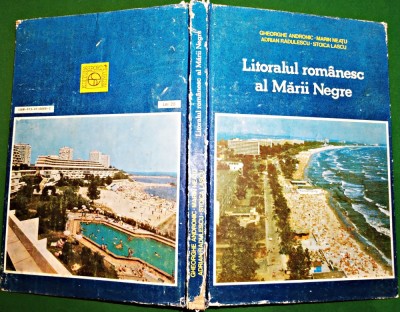 Litoralul romanesc al Marii Negre Gh. Ed. Sport-Turism 1989 142 pg. harti schite foto
