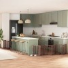 VidaXL Poartă c&acirc;ini pliabilă cu ușă 12 panouri maro 600 cm, lemn plop 3155548