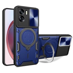 Husa Honor 90 Lite Antisoc cu Protectie Camera Albastru TCGP foto