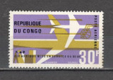 Congo (Brazzaville).1966 Posta aeriana-Avion DC.8 SC.593, Nestampilat