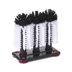 Set 3 perii din plastic pt spalare pahare, 190x100x(H)180 mm, Hendi foto