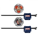 Jucarie - Beyblade X Marvel - Iron Man 4-80B &amp; Thanos 4-60P | Hasbro