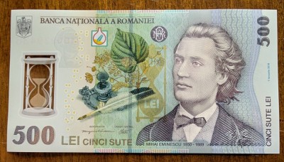 Bancnota 500 lei 2024 foto