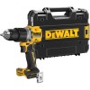 Masina compacta de gaurit si insurubat (bormasina) pe acumulator cu percutie DeWALT DCD805NT, motor fara perii, 18 V, 2 viteze, 90 Nm, 2000 RPM, ilumi