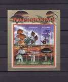 Coliță / Mini-coală 6 Timbre Grenada - Tematica Ciuperci (Mushrooms), Amanita, Boletus - MNH -GB