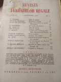 CI. Revista Fundatilor Regale octombrie 1938
