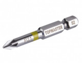 TOPMASTER Set 2 biti stea PZ1 prindere hexagonala 1/4&amp;quot; lungime 50 mm, Topmaster Profesional