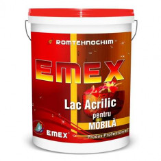 Lac Acrilic pentru Mobila &ldquo;Emex&rdquo; - Transparent - Bid. 4 L