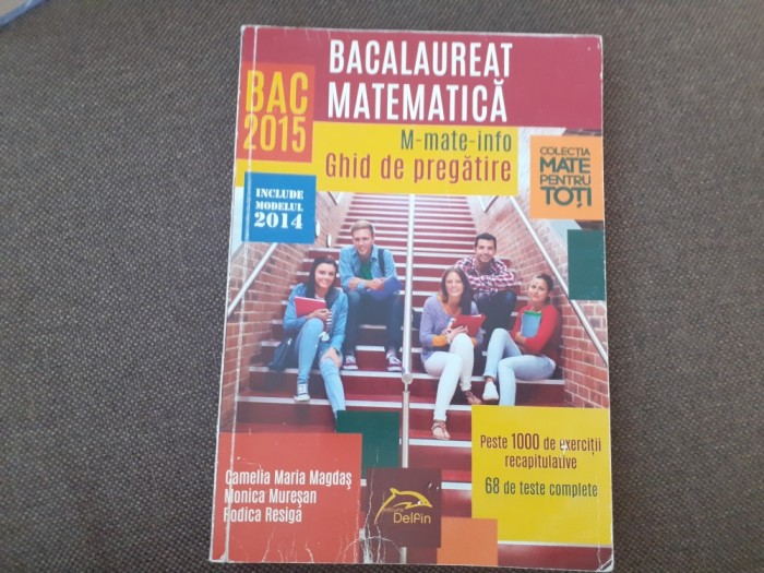 BACALAUREAT MATEMATICA 2015 GHID DE PREGATIRE CAMELIA MARIA