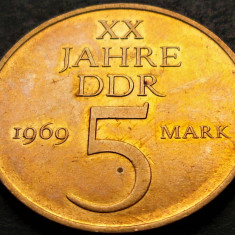 Moneda aniversara 5 MARCI / MARK - RD GERMANA (DDR), anul 1969 * cod 5210