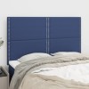 Gossi tablii de pat, 4 buc, albastru, 72x5x78/88 cm, textil